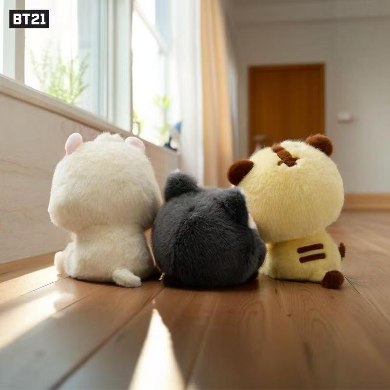 BTS BT21 Βελούδινη κούκλα Kpop Βελούδινο παιχνίδι ζώο έκδοση καθιστή