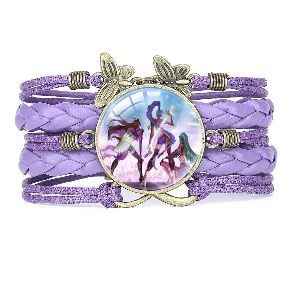 Butterfly Bracelet Rumi Zoey Mira Multi-layer Gem Bracelet Cartoon Pattern