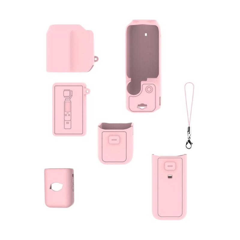 Flexible Silicone Case Skin for Pocket 3 Camera Cover Protector Precise Cutout and Enhanced Grip Suitable for Vloggers