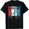 The 'Born To Fly' Goalkeeper T-Shirt Features an Interesting Sports Design with a 'BORN TO FLY' Print And an Illustration of a Soccer Player