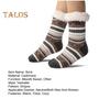 Ultra-thick Cashmere Slipper Socks Winter Warm Fuzzy Home Socks with Non-Slip Silicone Grips for Women Men