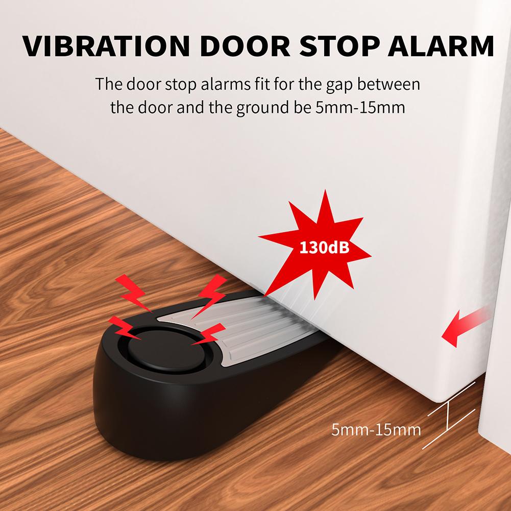 Compact Alarm For Doors Alarm Blocker Portable Doorstop Compact Size Lightweight Design Sensitive Trigger Mechanism