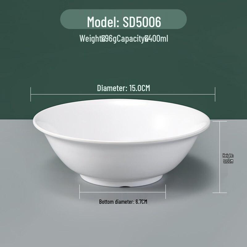 Melamine Imitation Porcelain Ramen Noodle Bowl Set