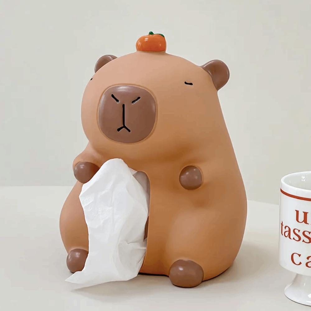 Decorative Tissue Box Ornament Figure Model Capybara Napkin Holder  Birthday Gift