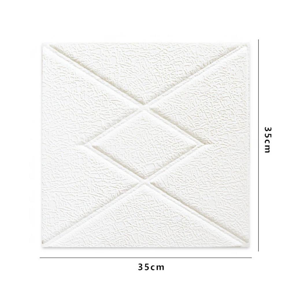 35*35cm Pianka 3D Sufit Samoprzylepne Wodoodporne Naklejki Ścienne Antykolizyjne Peel and Stick Tapeta Tło Dekoracja Sypialni