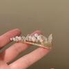 Girl Hairpin Imitation Pearls Fairy Butterfly Design Side Bang Hair Clip