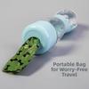 with Poop Bag Container Pet Water Bottle 3 in 1 Pet Food Dispenser New Dog Food Bottle  Travel Use