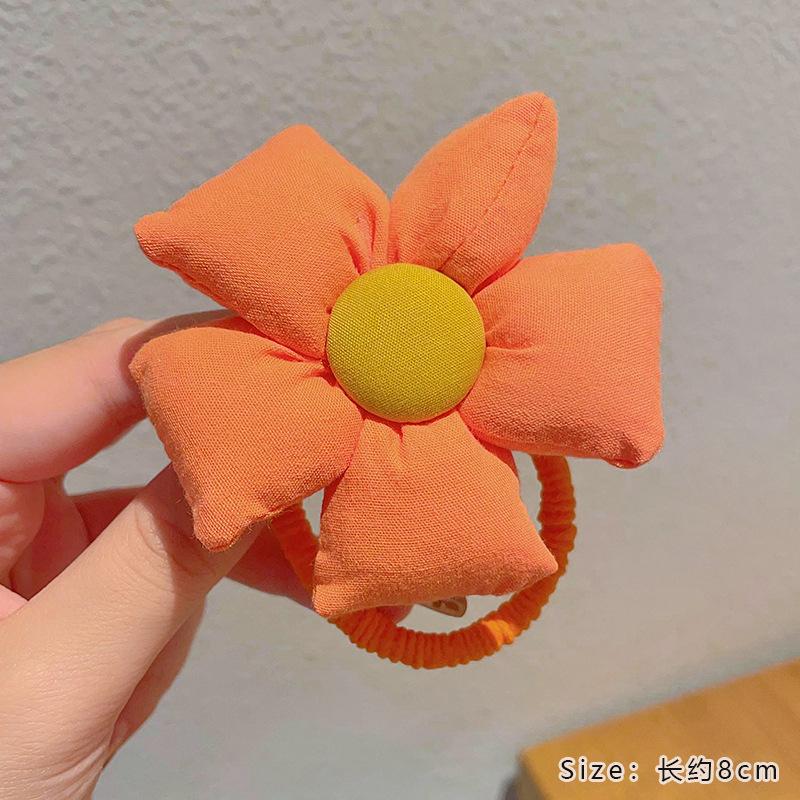 Children's  Flower Hair Ring High-value Baby Rubber Band Headdress Girl New Elastic Headband Cute Hair Rope