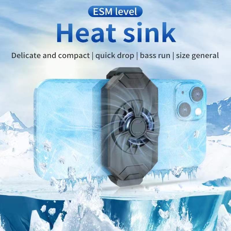 Mini Game Mobile Phone Cooler Cooling Fan Radiator for PUBG Gaming Controller Universal Cool Heat Sink for IPhone Samsung Xiaomi
