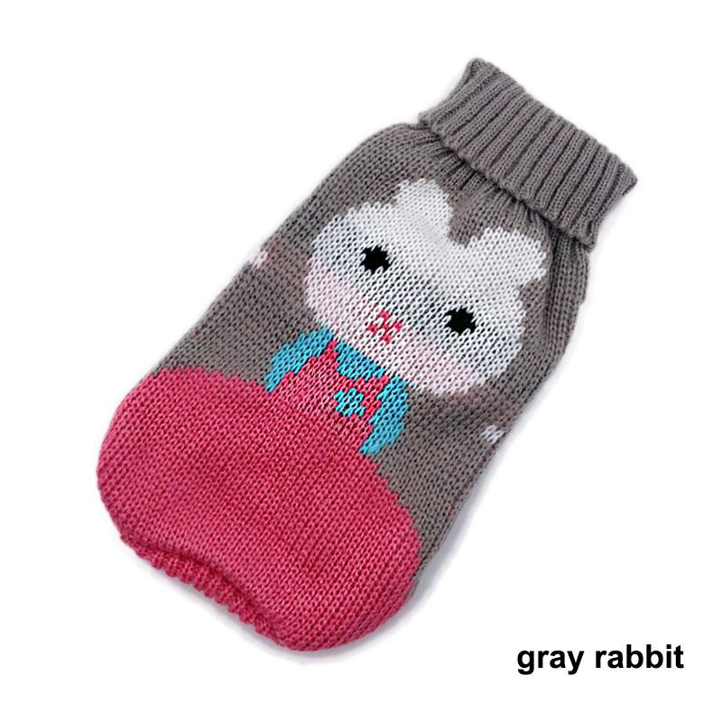 Warme Haustierkleidung für Katzen, Pullover für kleine Hunde, Kapuzenpullover, Mantel, Winter, gestrickte Haustierkleidung für Hunde, Chihuahua, Cartoon-Kostüm