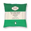 Penguin Book George Orwell Square Pillowcase Polyester Linen Velvet Pattern Zip Decorative Car Cushion Cover x