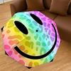 1PC smiley face Automatic Open/Close Umbrella with Windproof, 8-Rib Sturdy Canopy, Durable Ribs, Fashionable Design, Outdoor Accessory, Fun Prin, Holi
