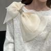 Elegant Bow Knit Sweater - Women's Fashionable Autumn/Winter Base Layer Knitwear