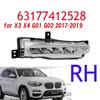 Compatible Right Front LED Daytime Running/Fog Light for 17-19 BMW X3/X4 (Part No. 63177412528)