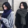 Windproof Winter Knitted  Scarf Thick Warm Women Wrap Shawls Casual Long Scarves
