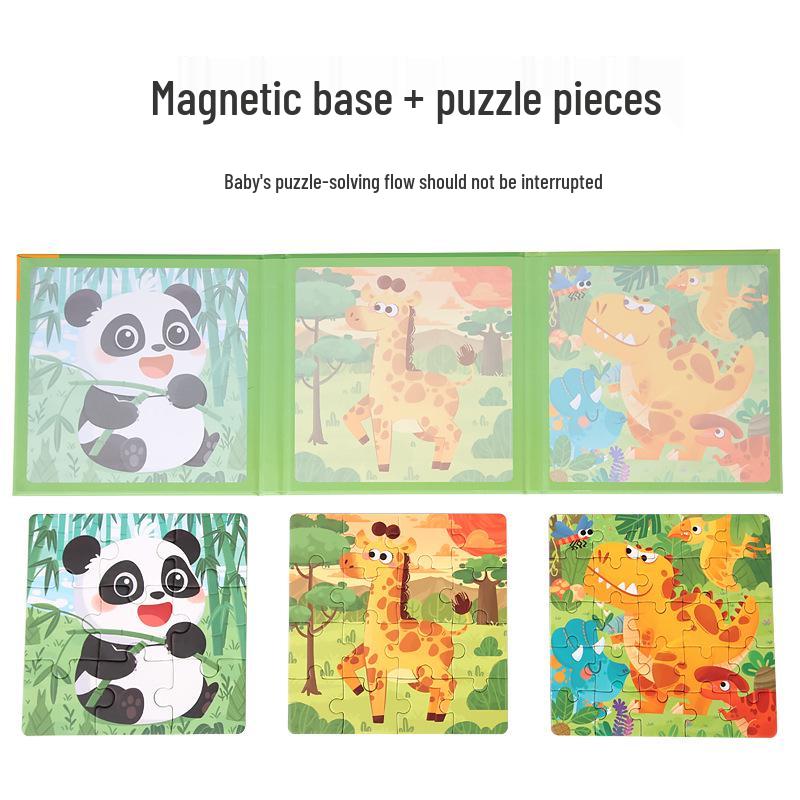 Children's Magnetic Puzzle Toy for Ages 3-6: Educational & Developmental Thinking Game
