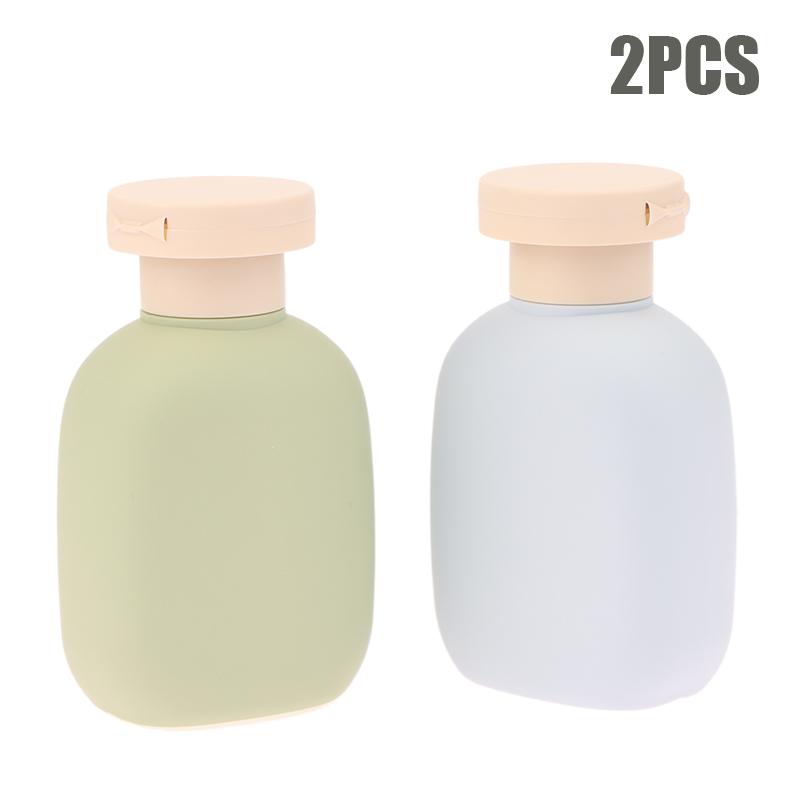 

2/4Pc 100ml Refillable Squeeze Bottles with Flip Cap for Travel Reusable Plastic Containers for Lotion Shampoo and Conditioner