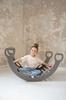 Montessori XXL Rocker with Handles - Grey
