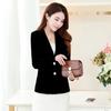 Gold Velvet Blazers Women Jacket New Spring Autumn Clothes Solid Slim Short Suit Coat Lady Office Blazers Casual Female Tops