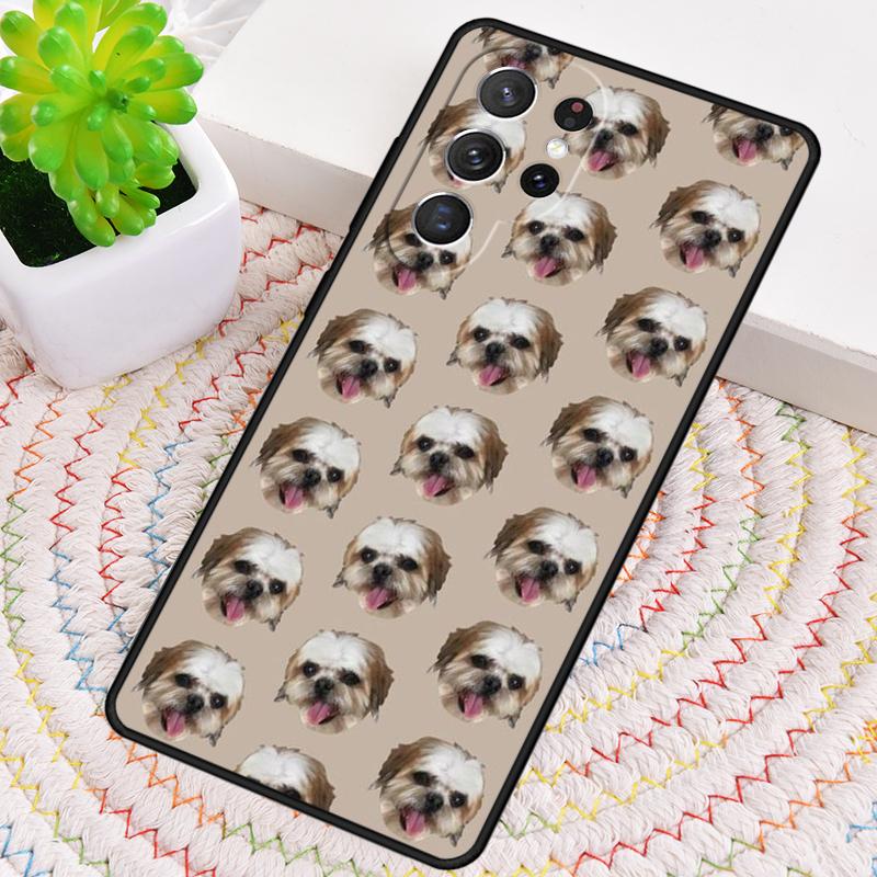 Cartoon Shih Tzu Dog Phone Case for Samsung Galaxy Note 10 Pro S26 Ultra S23 S24 FE S25 S21 S22 PLUS Shockproof Cove