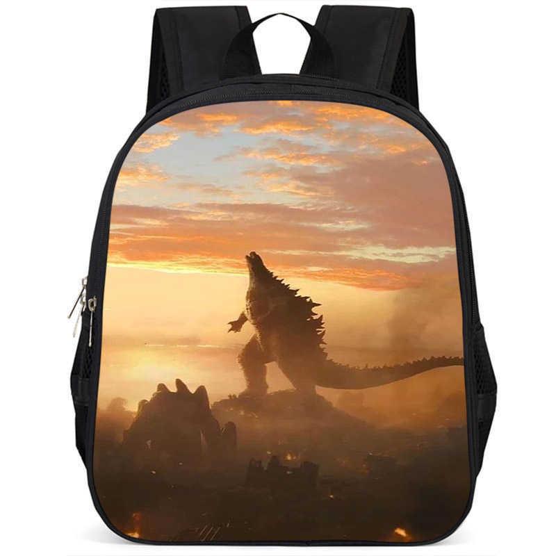 Stilingas Godzilla 15 colių didelės talpos lengvas mokyklos kuprinė vaikams