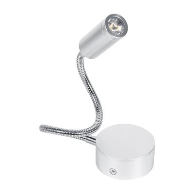 AC85-265V 3W Cool White Led Bed Lamp Reading Working With Flexible Gooseneck