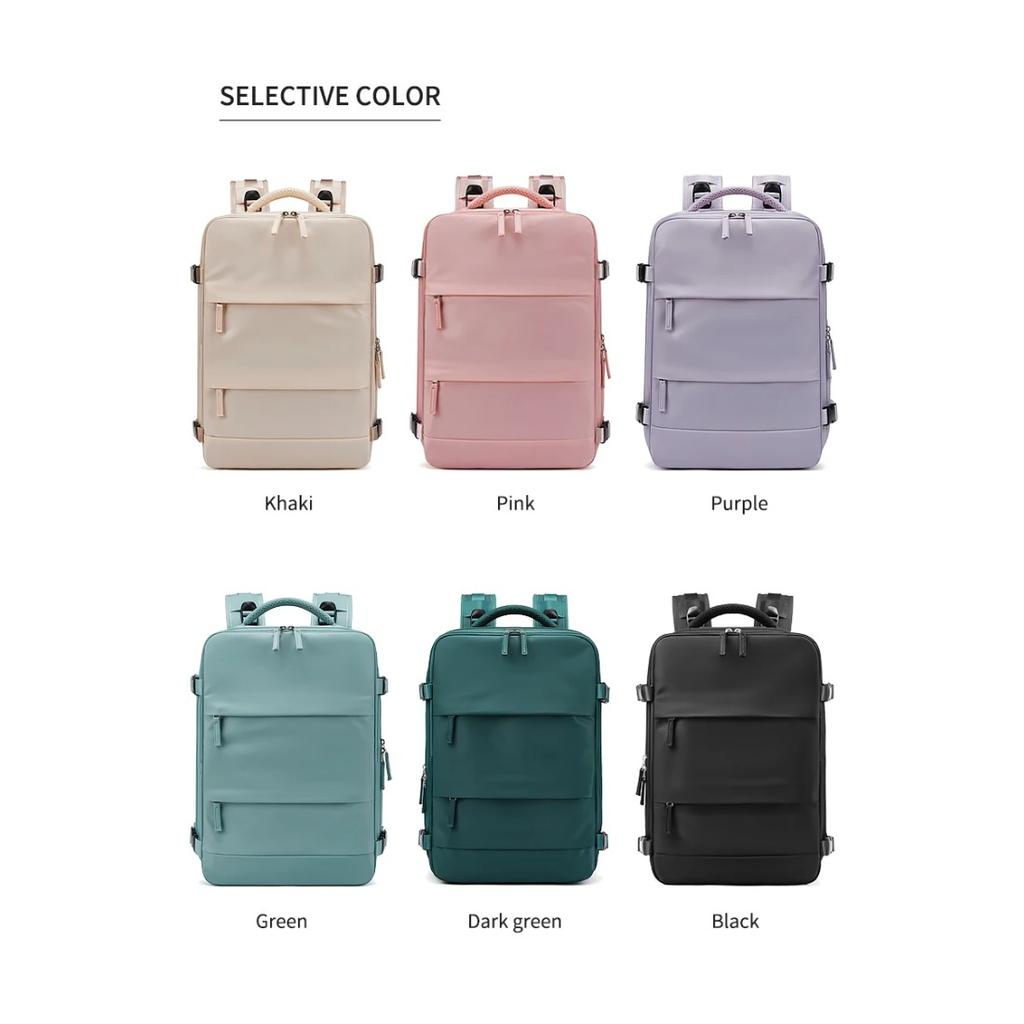 Damen Laptop Rucksack 15,6 Zoll Teenager Mädchen USB Ladefunktion Schulrucksack Separater Schuhbeutel Reise Rucksack Outdoor Rucksack Qualität