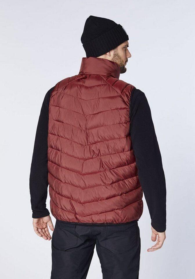 Зимняя куртка Chiemsee мужская с мягкой подкладкой в модном стеганом стиле (22213201) байковая красная