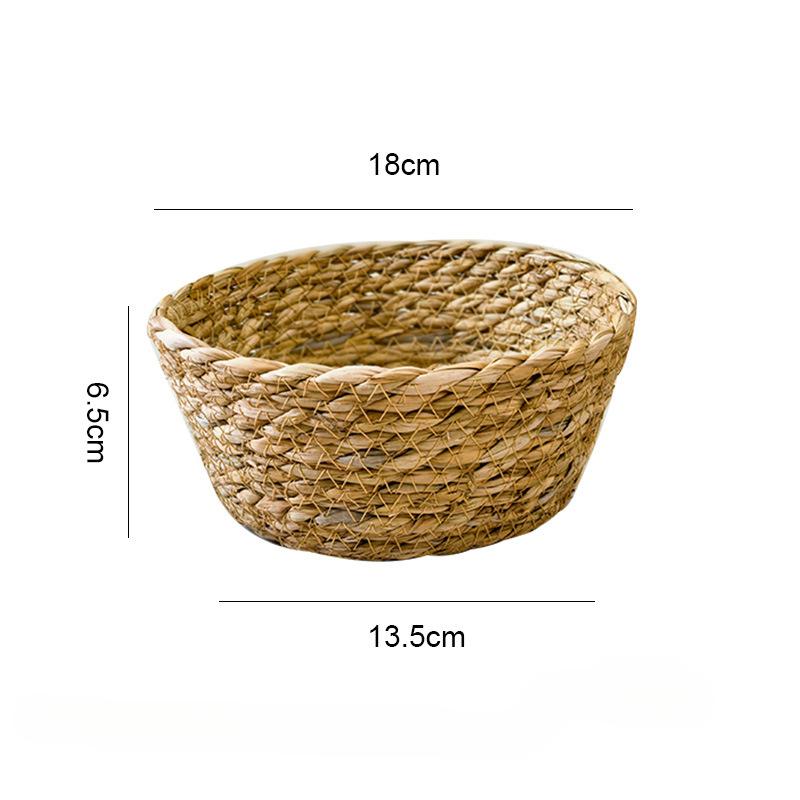 Simplicity, Woven Flowerpot, Multi-purpose, Woven Basket, Desktop Storage, Home Decor, Rattan Weaving, Breathable Flower Basket