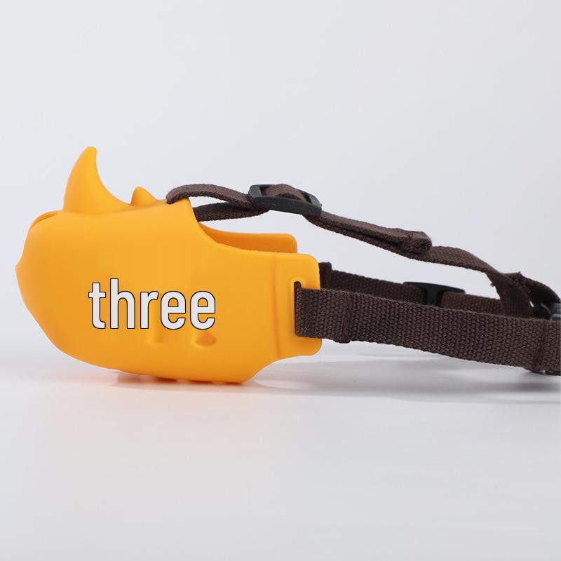 Douyin Rhinoceros Silicone Dog Muzzle: Anti-Bite, Anti-Bark, Anti-Eating for Medium To Large Dogs