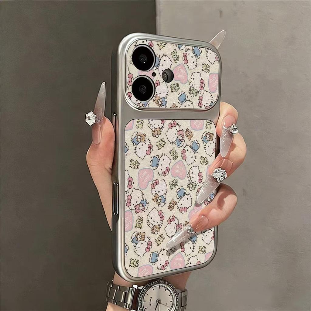 Seconds change for 17promax mobile phone case 16pro new 15 leather 14 large windows 13 cute 12x
