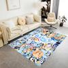 Bluey Family Adventure Carpet Perfect for Entryway Playrooms Game Room Living Rooms Antislip Carpet Anime Office Decor Gift for Festivals