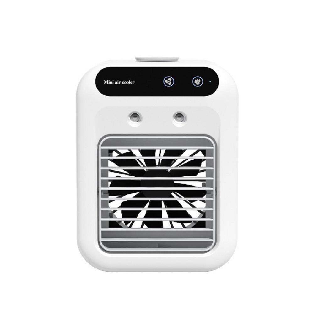 Portable Dormitory Spray Cooler with Humidification Electric Fan Desktop Mobile Air Cooler for Small Household Air Conditioner