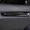 4Pcs Real Carbon Fiber Interior Inner Door Panel Decoration Cover Trim Strip Sticker Automotive Styling Accessories for Honda Civic 11th 2022-2025