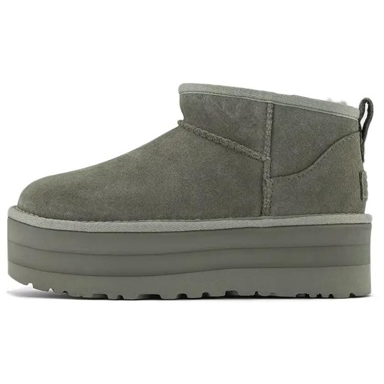 (WMNS) UGG Classic Ultra Mini Platform Moss Green Women s 1135092-MSG EU 37