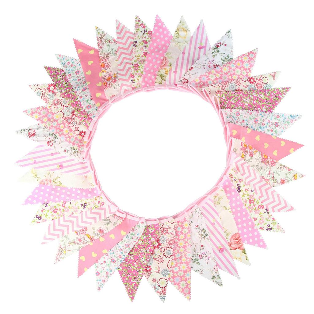 Cotton Banner For Weddings Garden Parties Height 17.46cm