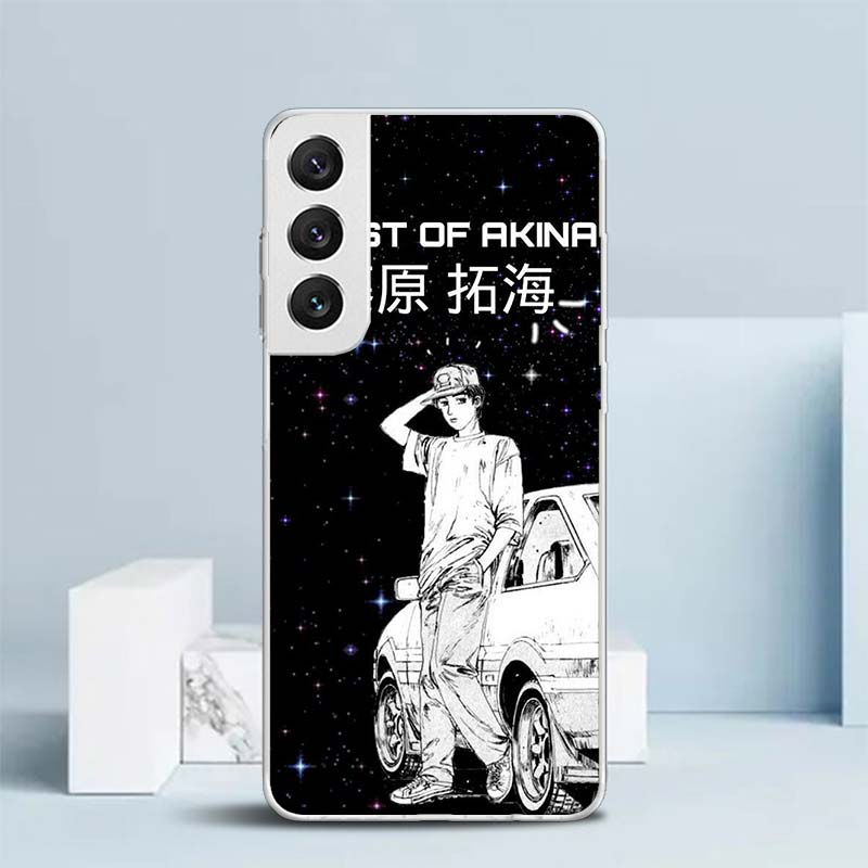 Amine Intital D AE86 Car Soft Cover for Samsung Galaxy S25 Edge S26 S24 S23 Ultra Phone Case S22 S21 Plus S20 FE Print Pattern S