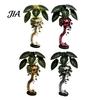 Unique Candy Dish Storage Gothic Skull Spine Planter, Resin Skeleton Planter Pot, Horror Halloween Indoor Outdoor Statue Flower Vase, Spooky