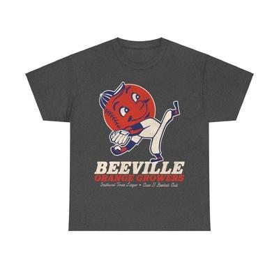 Beeville Orange Growers Nostalgisches Retro-Baseball-T-Shirt