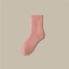 "Women's Warm Fleece Mid-Tube Socks - Cozy Terry Floor & Sleeping Socks"