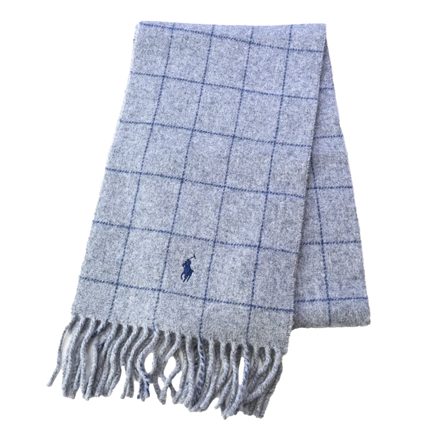 

Polo Ralph Lauren Reversible Check Muffler Made in Italy PC0743 Gray Classic Gray Hthr Men Women Women [Товар]