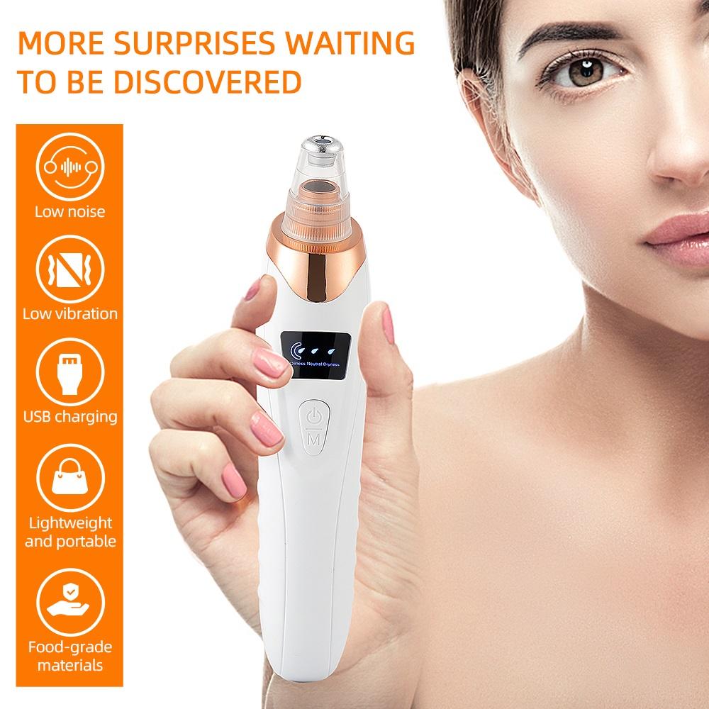 Nose Blackhead Remover Face Cleansing Beauty Machine Facial Suction Cleaner Pimple Dead Skin Remover Extractor Skin Care Tools