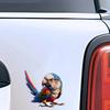 Funny Parrot Car Sticker Vinyl Decal Waterproof Rear Window Motorcycle Camper Bumper Truck Laptop Decoration TM311
