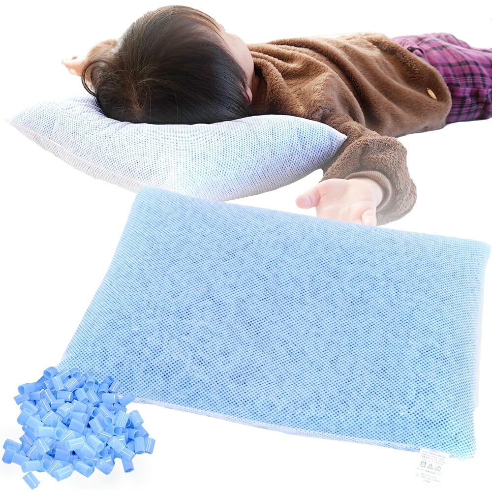 

Washable, Made in Japan Pipe Pillow [Loved by many, sold over 110,000 units] Junior Size, Blue, Standard Pipe, Pipe Pillow, Made in Japan, Height