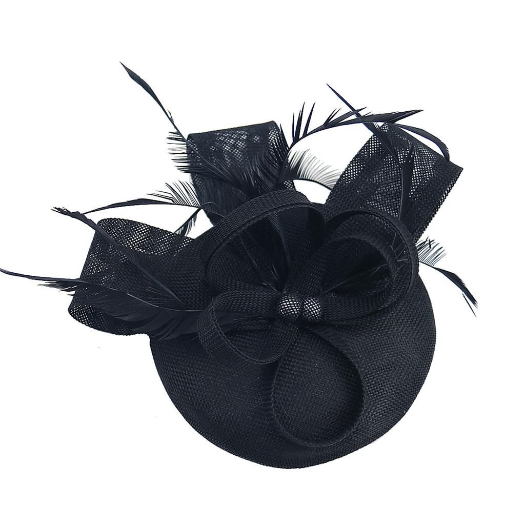 Elegantes Stirnband Damen Fascinator Kopfschmuck Handgefertigtes Haaraccessoire für Cocktailpartys und Themenfeiern