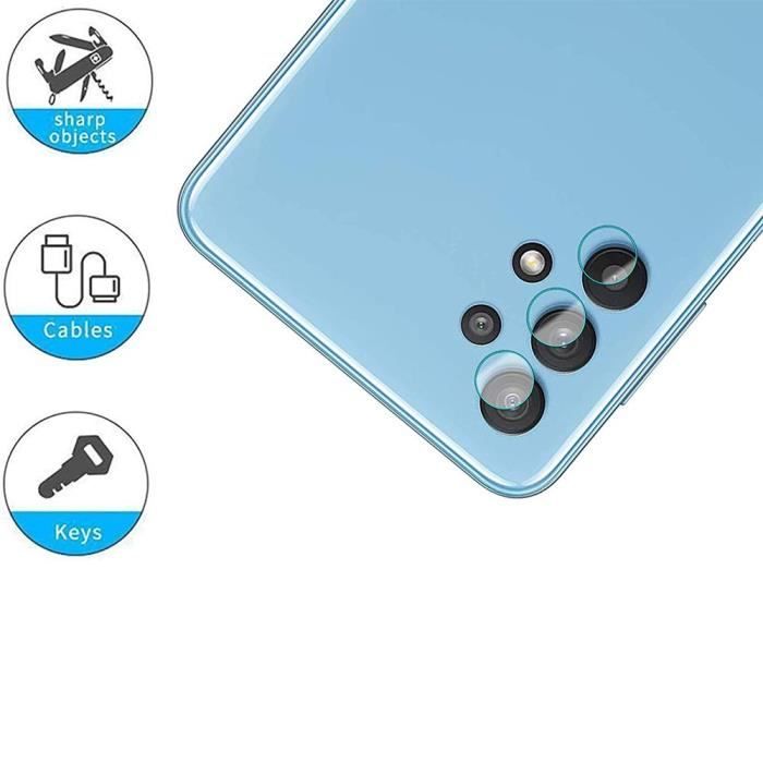 Lot de 2 Protection Objectif Verre Trempé pour Samsung Galaxy A32 5G