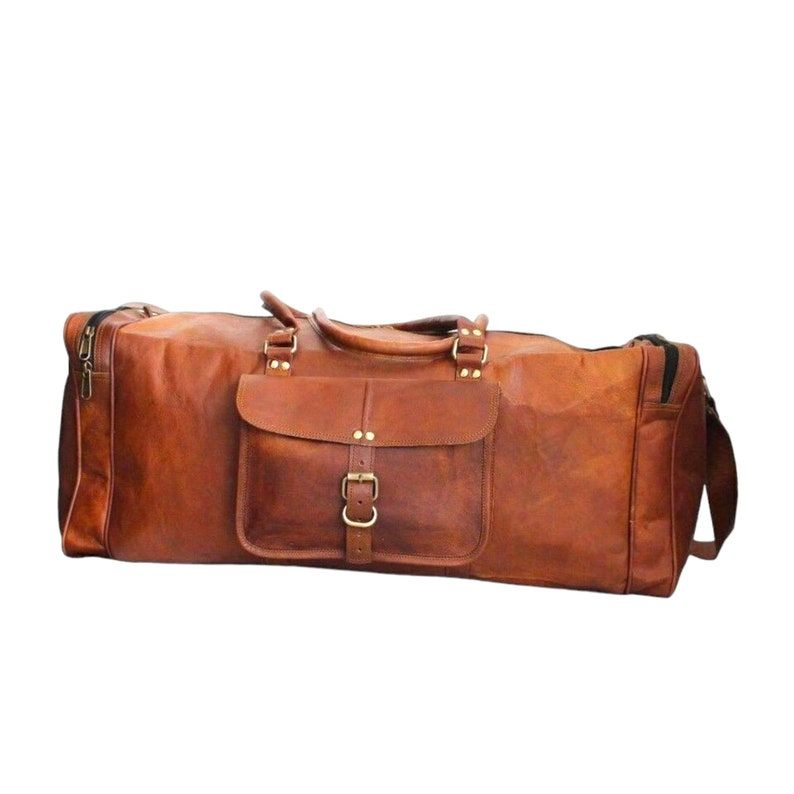 Leather Duffel Bag Gym Bag Sport Travel Travel Training Duffle Bag