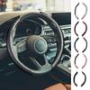 1 pair Car Steering Wheel Cover For 38cm Steering Wheel Diameter Nappa Leather Wheel Booster Cover Protector For Car Interior