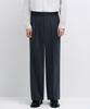 Real Wide Hidden Banding Slacks [Iron Gray]