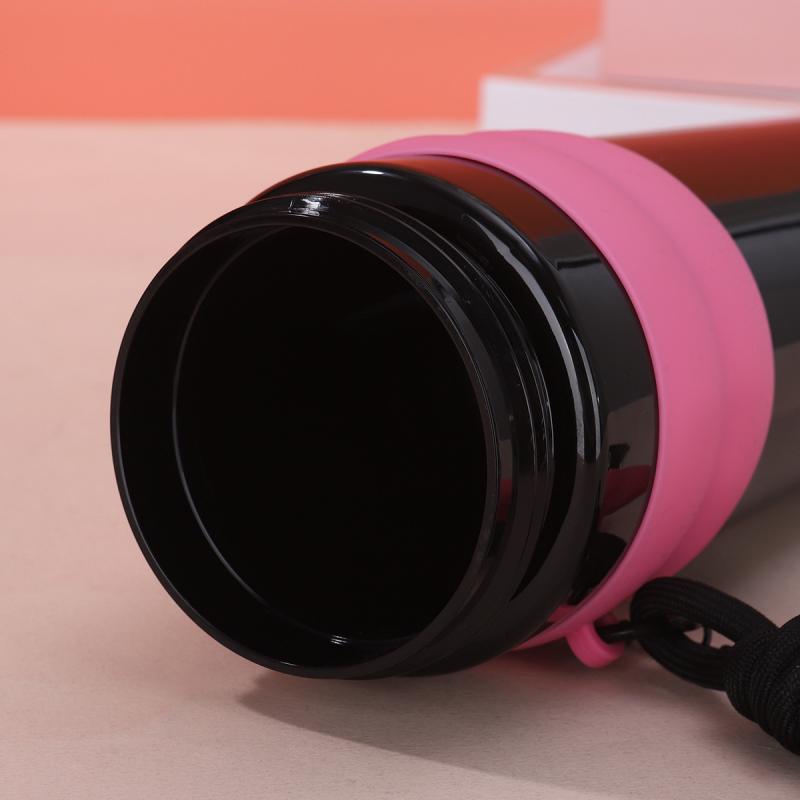 Stainless Steel Vacuum Insulated Bottle With Straw Leak-Proof Portable Water Bottle For Travel & Sports